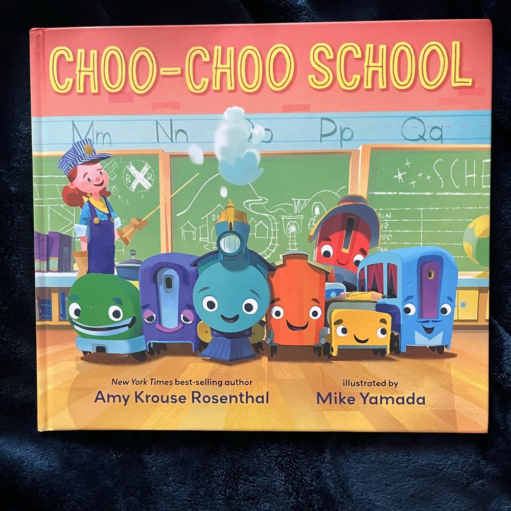 Choo-Choo School book - Colorful Kids Picture Book
